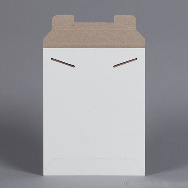 White Rigid Mailer for Large Postca